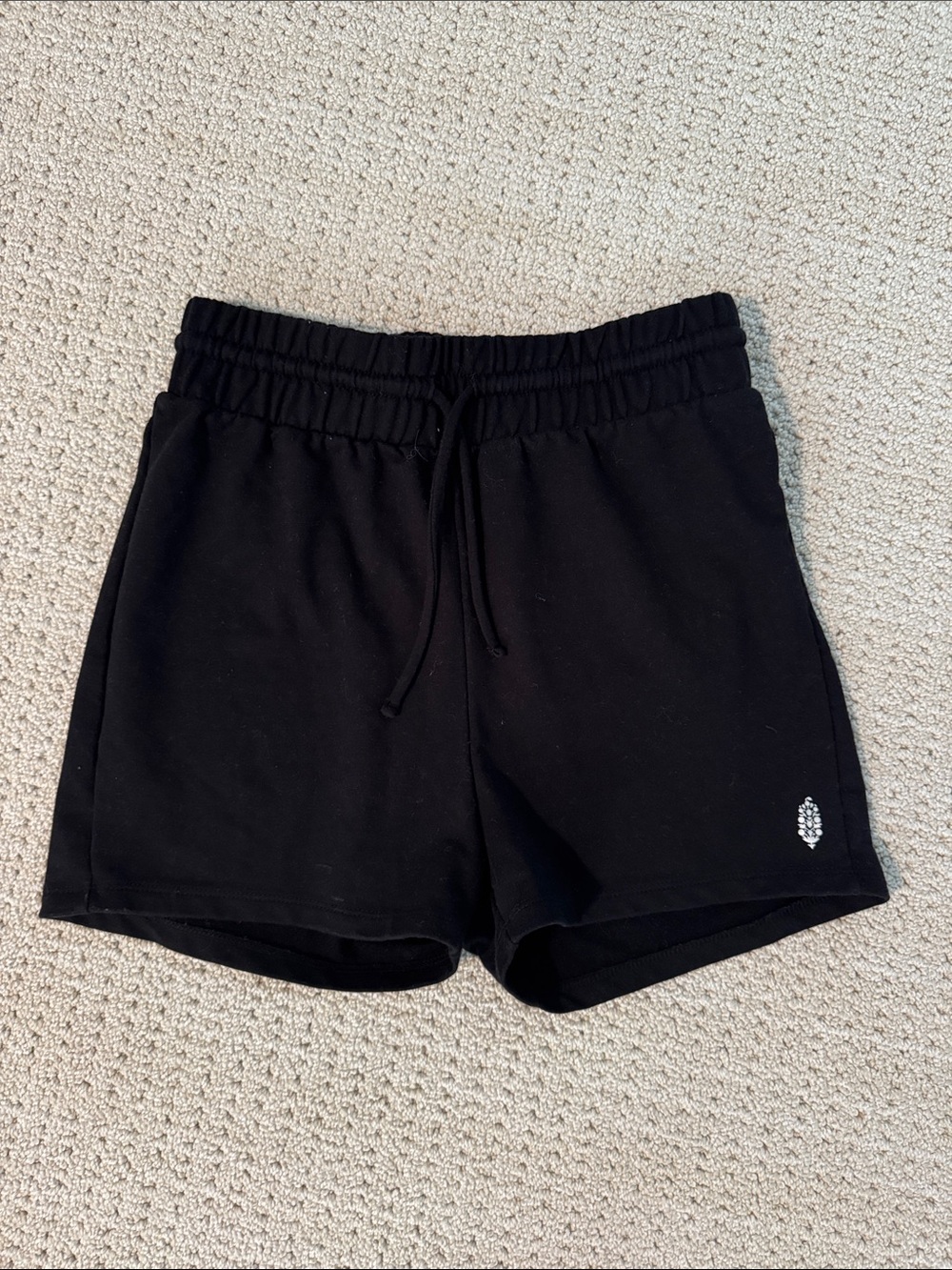FP Movement by Free People Black Drawstring Athletic Shorts